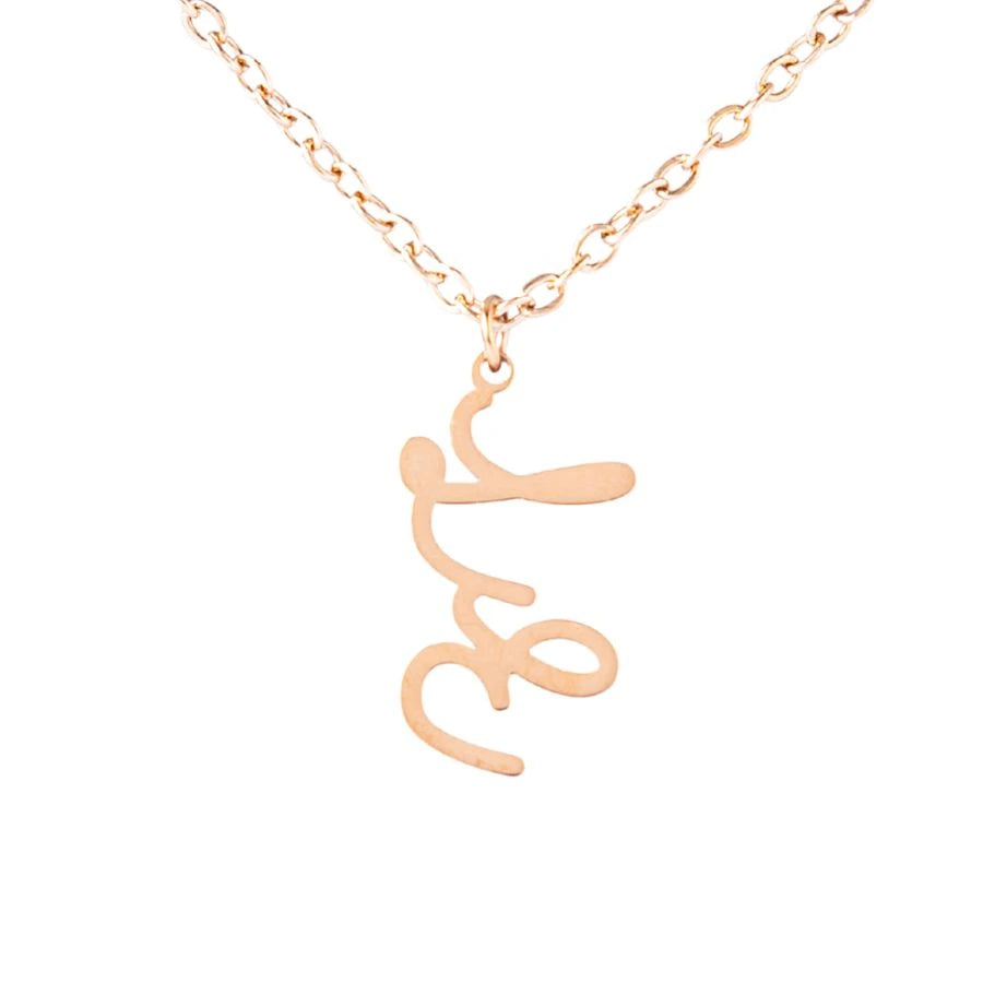 Personalized Necklace with Two Initials