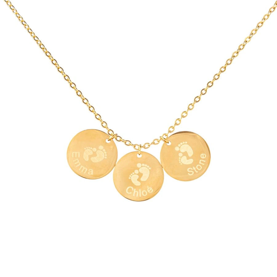 Personalized Baby Disc Pendant
