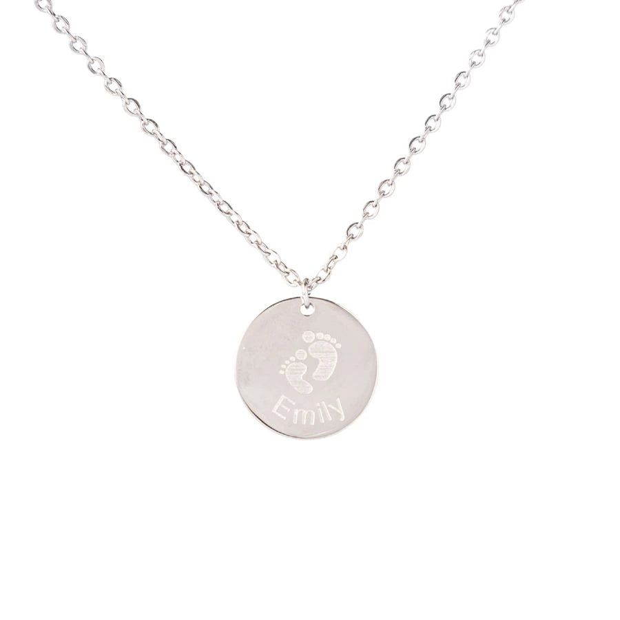 Personalized Baby Disc Pendant