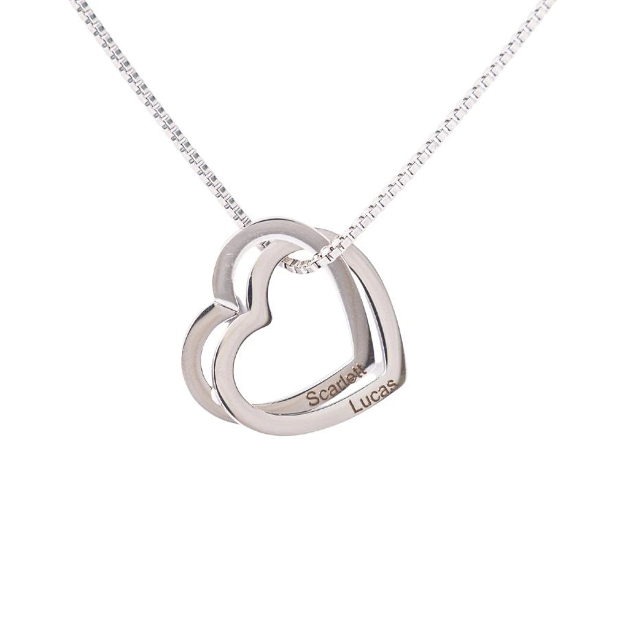 Interlocking Hearts Necklace