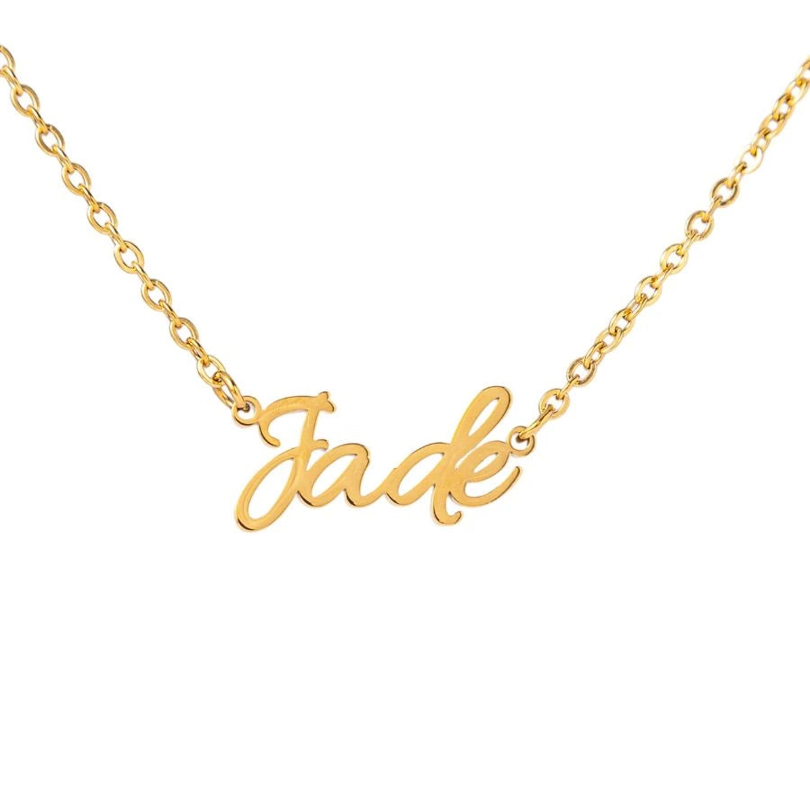 Allure Script Necklace