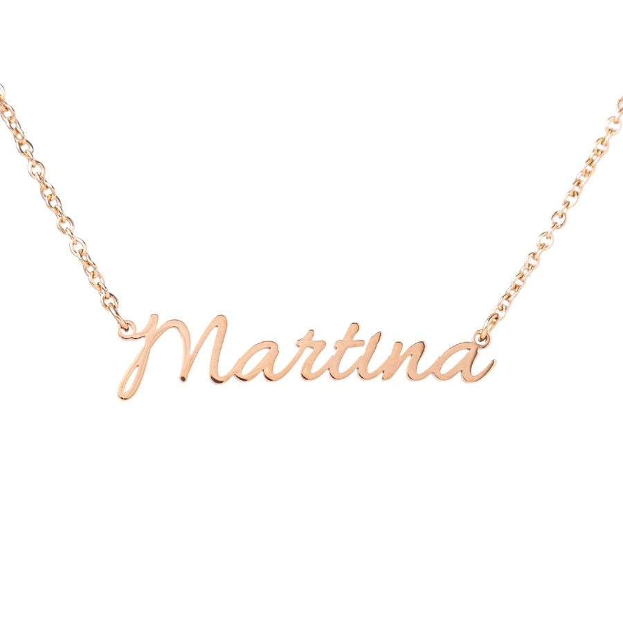 Allure Script Necklace
