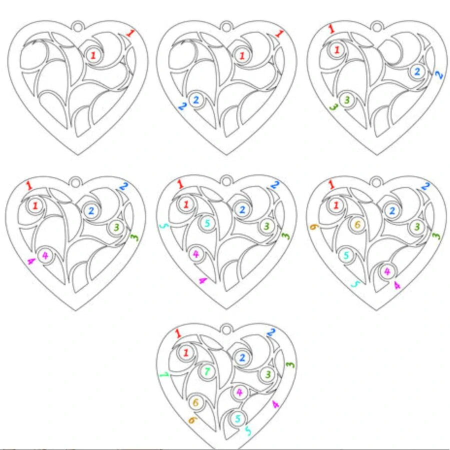 Heart Necklace with Birthstone