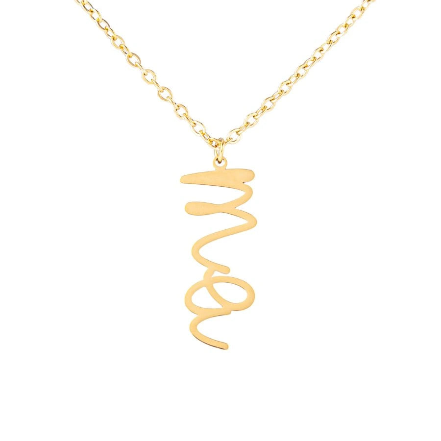 Personalized Necklace with Two Initials