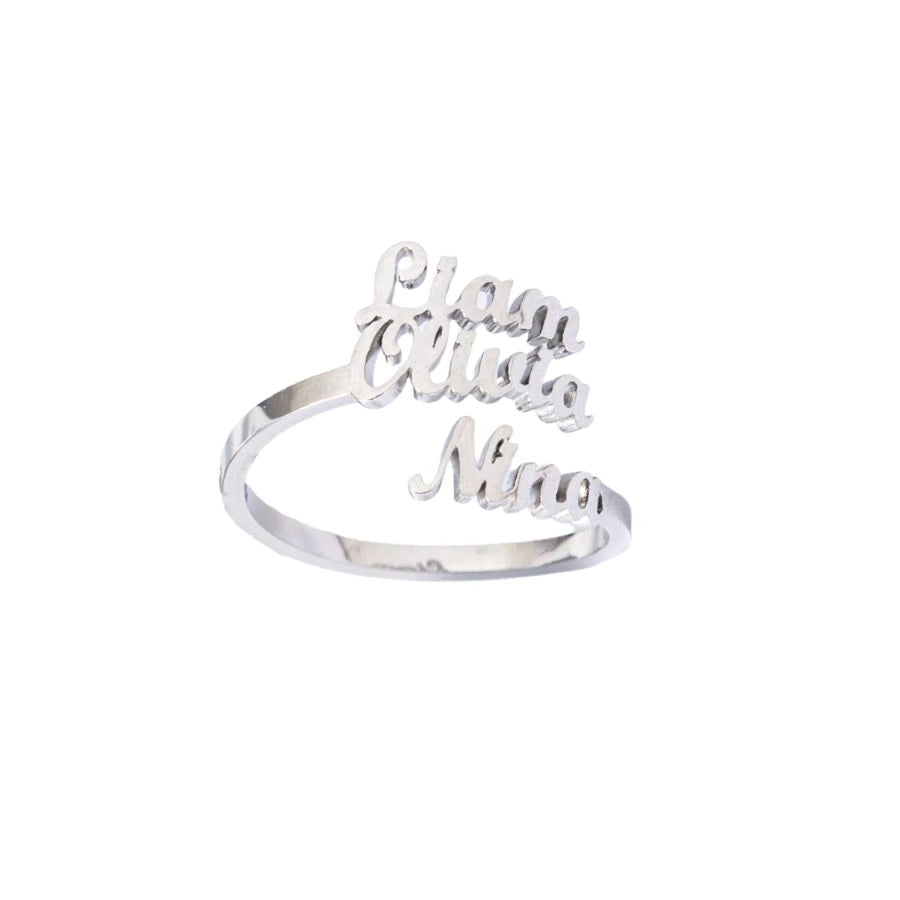 Personalized Ring with Three Names